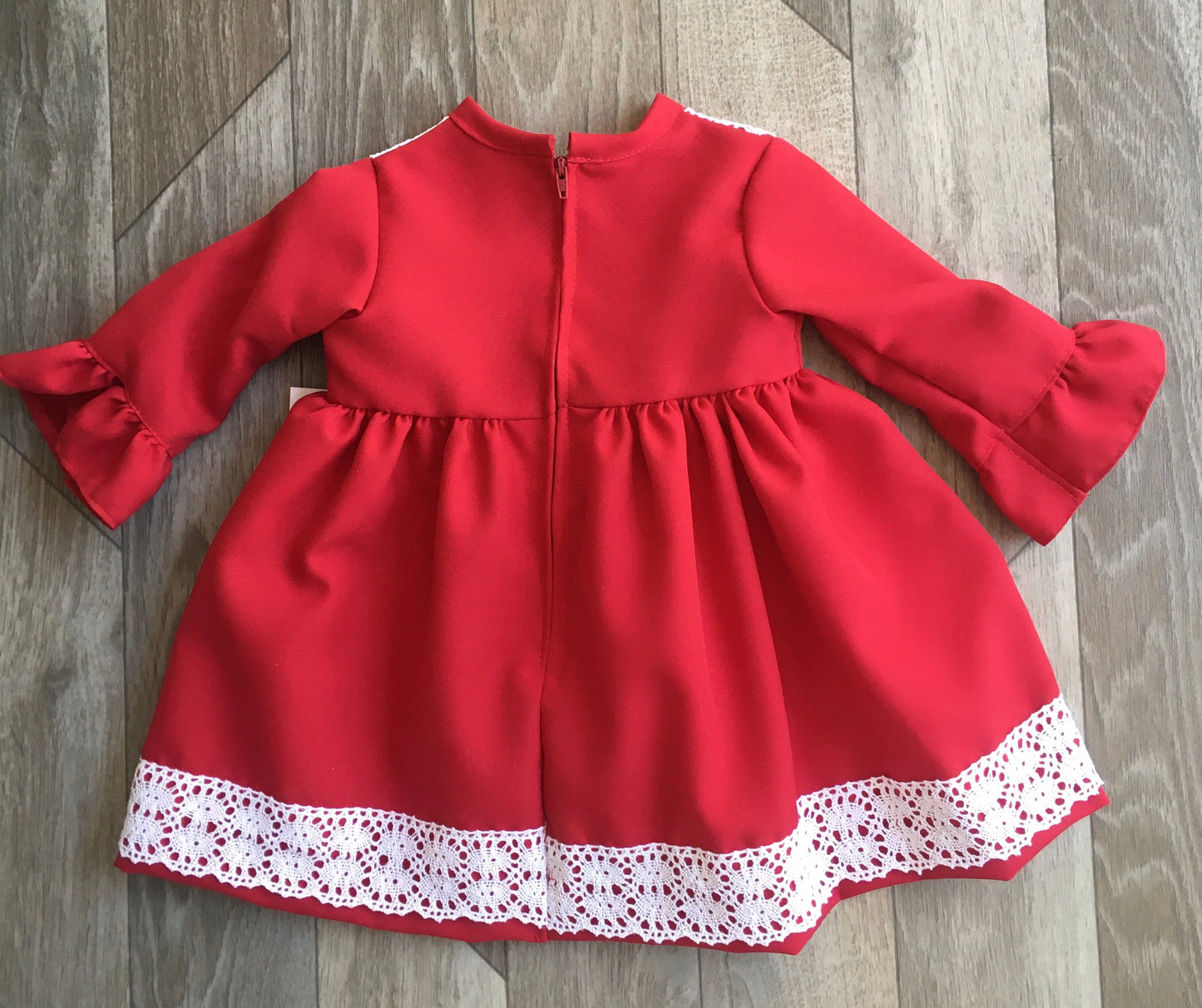 Red Long Sleeve Dress