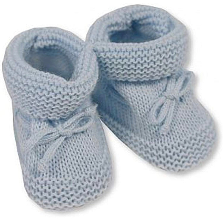 Baby Girl Booties Newborn Knitted
