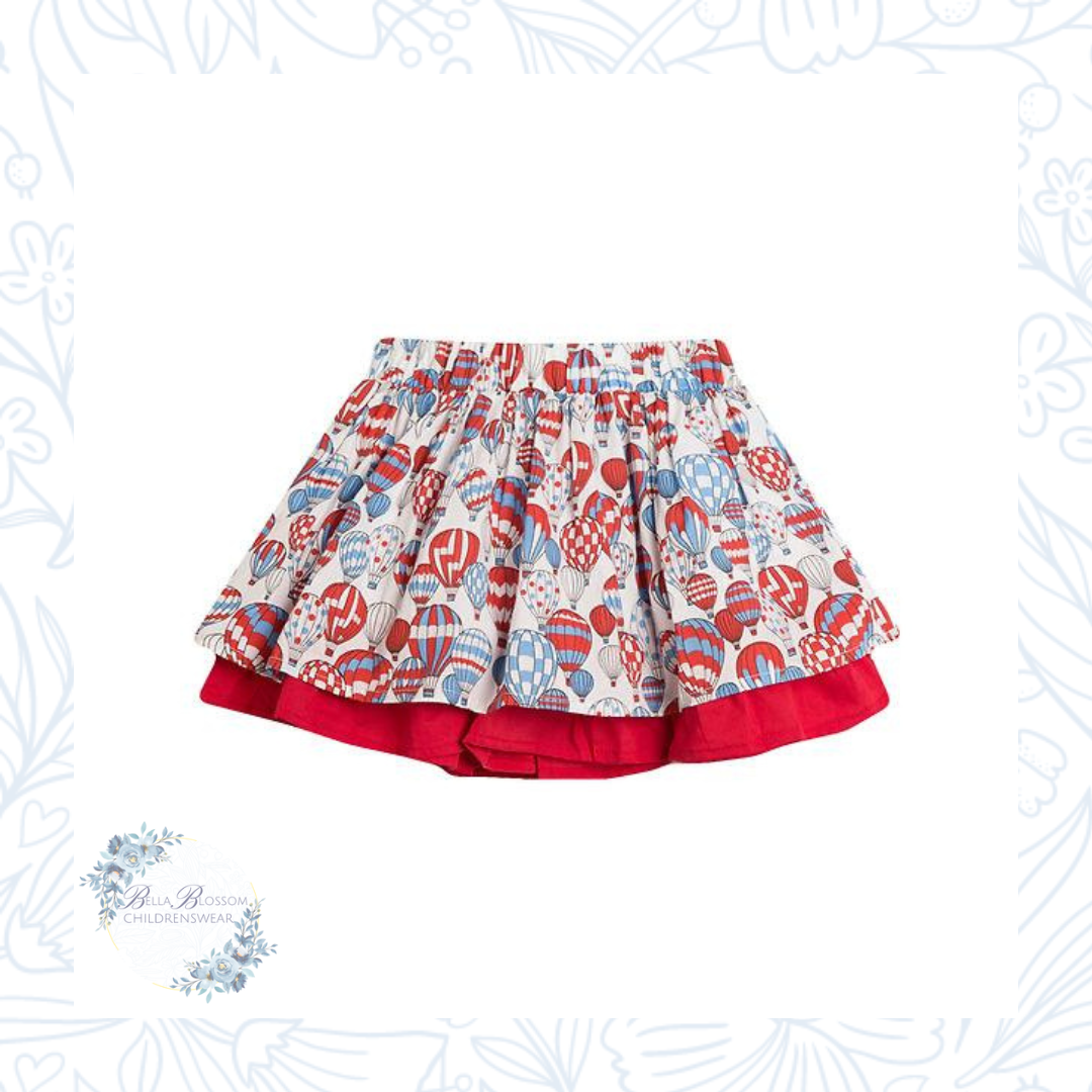 Balloon Printed Skirt
