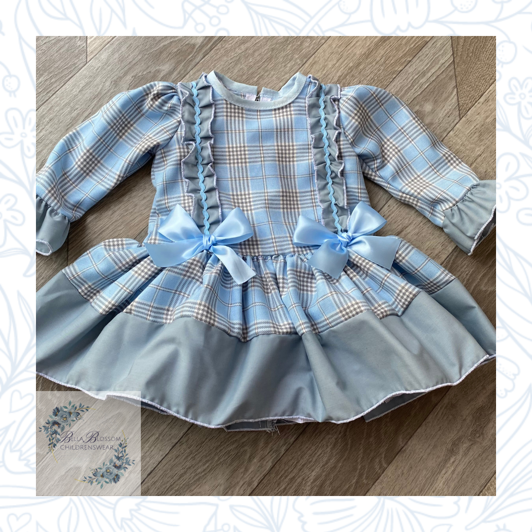 Blue Frill Dress